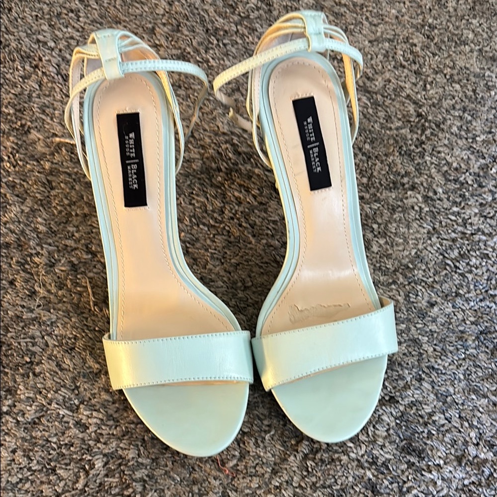 WHBM Women's sea foam/mint Strappy Sandals
